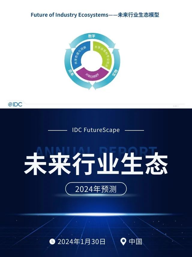 IDC发布，2024年中国未来行业生态十大预测